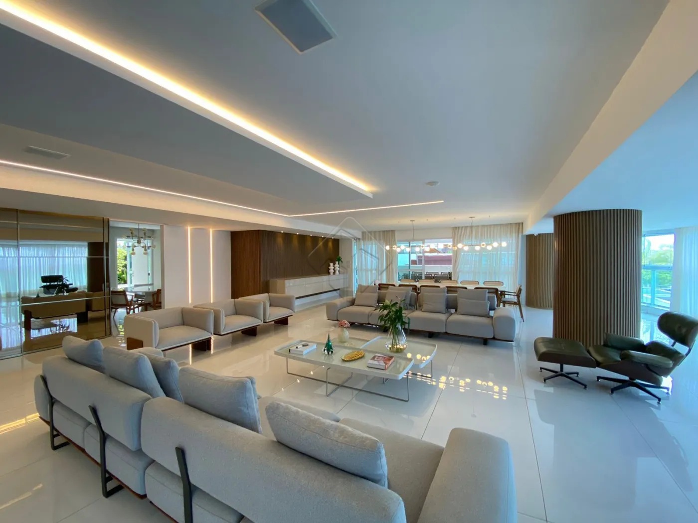 Apartamento de luxo em destaque